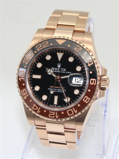 rolex gmt master ii root beer rose gold|18k rose gold rolex.